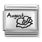 Nomination Composable Classic Link 330112/20 August Flower in 925 Silver